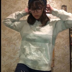 unisex light green hoodie (dusty pastel)